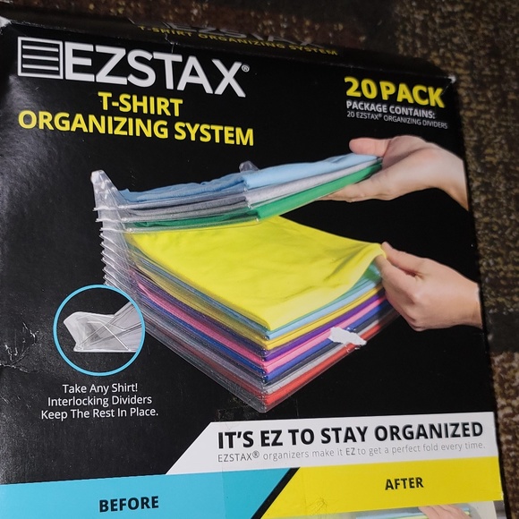 EZSTAX T-Shirt Organizing System - Picture 1 of 3